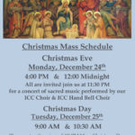 Christmas Mass Schedule 2018