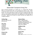 Immaculate Conception Giving Tree